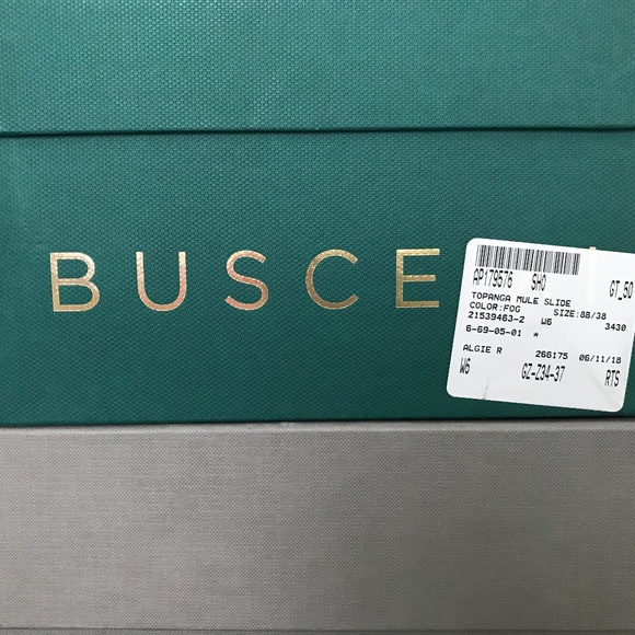 Buscemi Topanga Suede Slide Sandals - Picture 7 of 7